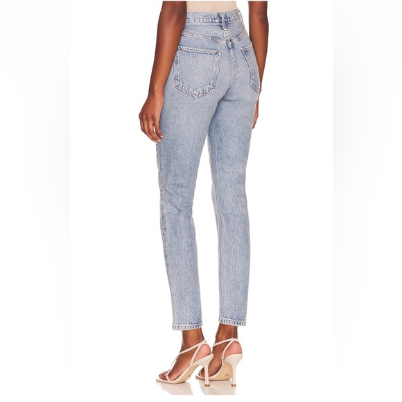 AGOLDE Riley High Rise Straight Crop in Renewal - Picture 3 of 5